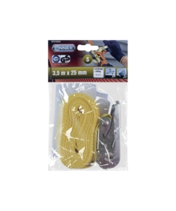 CINGHIA DI ANCORAGGIO 245 KG. 25 MM. X 3,5 MT. CON TENDITORE