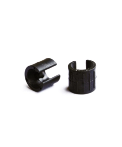 SOTTOPIEDE A PINZA NERO Ø 18 - 20 MM. CON PERNO 8 PZ.