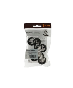 SOTTOPIEDE A PINZA NERO Ø 24 - 26 MM. CON PERNO 8 PZ.