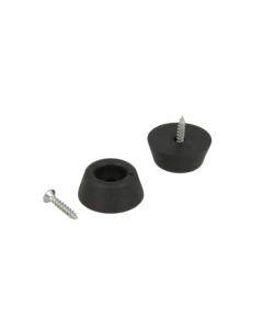 PARACOLPI FERMAPORTA CON FORO E VITI Ø 21 MM. 8 PZ.