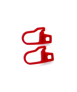 GANCI PER CINGHIA ELASTICA IN METALLO - PER Ø 8 MM. - 2 PZ.