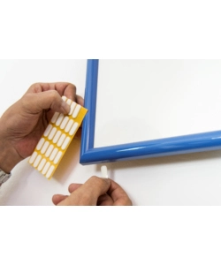 ANTISCIVOLO ANTIURTO ADESIVO 9X20 MM. SPESSORE 2,5 MM. BIANCO 25 PZ.