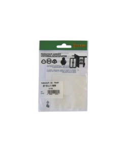 PARACOLPI ADESIVI TONDI TRASPARENTI Ø 18 MM. - SPESSORE 1 MM. - 9 PZ.