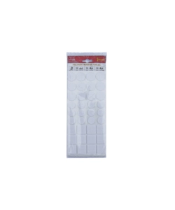 FELTRINI ADESIVI ASSORITITI BIANCHI 108 PZ.