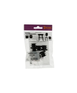 PUNTALI INTERNI ALETTATI TONDI NERI Ø 22 MM. 6 PZ.