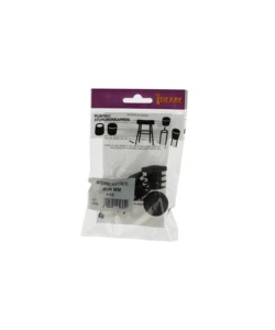 PUNTALI INTERNI ALETTATI TONDI NERI Ø 24 MM. 4 PZ.