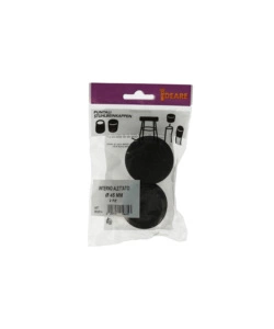 PUNTALI INTERNI ALETTATI TONDI NERI Ø 45 MM. 2 PZ.