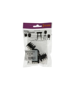 PUNTALI INTERNI ALETTATI TONDI NERI Ø 26 MM. 4 PZ.