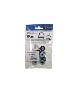 SCIVOLI PTFE TONDI CON VITE Ø 30 MM. - GRIGIO - 8 PZ.