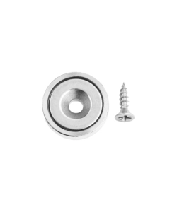 MAGNETE NEODIMIO TONDO 16X4,5 + VITE FORZA 7,5 KG