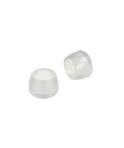 PUNTALI TONDI PVC TRASPARENTE Ø 25 MM. - 4 PZ.