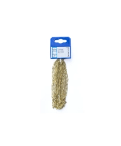 CATENA RITORTA PRETAGLIATA Ø 0,8 MM. IN ACCIAIO OTTONATO 2,5 MT.