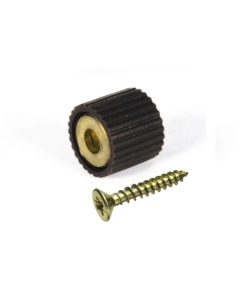 REGGICRISTALLI CON VITE TPS 3 X 16 IN GOMMA NERA 8 PZ.