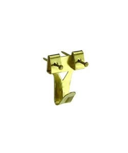 GANCI “A X” PER FISSAGGIO QUADRI N° 3 - 20 X 31 MM. CON CHIODINI 4 PZ.
