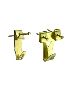 GANCI “A X” PER FISSAGGIO QUADRI ASSORTITI CON CHIODINI 8 PZ.