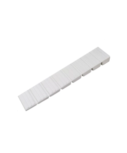 CUNEI LIVELLANTI PER MOBILI IN PLASTICA BIANCA 10 PZ.