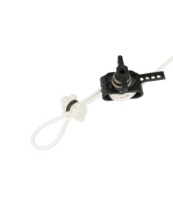 KIT CAVO STENDIBIANCHERIA Ø 4 X 20 MT. TRASPARENTE CON TENDITORE + 2 MORSETTI
