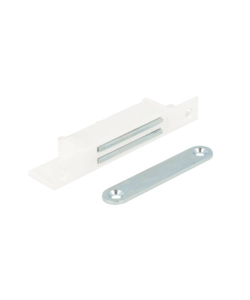 CHIUSURE MAGNETICHE BIANCHE DA INCASSO O DA APPLICARE FORZA 12 KG. 2 PZ.