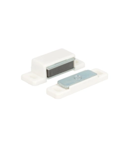 CHIUSURE MAGNETICHE BIANCHE DA APPLICARE CON PIASTRA OSCILLANTE FORZA 5 KG. 2 PZ.