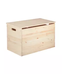 Baule in pino con chiusura 80x40x15 cm