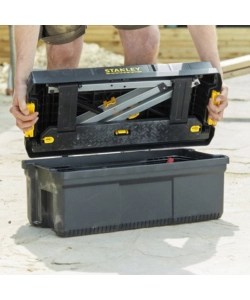 CASSETTA PORTA UTENSILI 25" STANLEY FATMAX CON SGABELLO