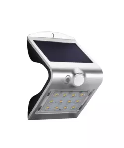 APPLIQUE ARCADIA 1.5 SILVER - APPLIQUE CON PANNELLO SOLARE - 1.5 W 220 L