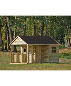 CASETTA DA GIARDINO PER BAMBINI IN LEGNO DOMUS "SZYMON" 170X270X170 CM