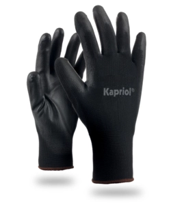 KIT 12 PAIA DI GUANTI DA LAVORO SKIN NERI, TG 10 - KAPRIOL