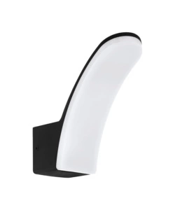 APPLIQUE LED DA ESTERNO EGLO "FIUMICINO" NERO 3000K