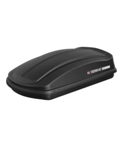 BOX TETTO PER AUTO 330 LITRI IN ABS NERO GOFFRATO - N60004