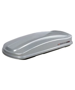 BOX TETTO PER AUTO 430 LITRI IN ABS ARGENTO LUCIDO - N60011