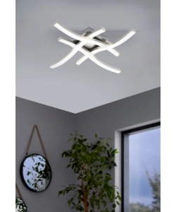 PLAONIERA LED DA INTERNO EGLO "CABEZAS" GRIGIO 4000K