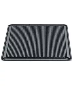 PIASTRA DI COTTURA PER BARBECUE OMPAGRILL IN GHISA RIGATA 40X43 CM