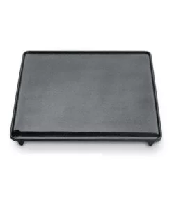 PIASTRA DI COTTURA PER ALIMENTI OMPAGRILL IN GHISA SMALTATA LISCIA 40X43CM
