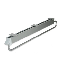 APPENDIABITI ESTRAIBILE PER ARMADIO 800 MM ACCIAIO E PLASTICA GRIGIO METALLIZZATO - EMUCA.