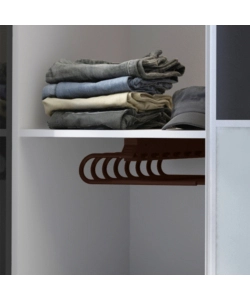PORTA PANTALONI SX ESTRAIBILE PER ARMADIO MOKA - EMUCA.