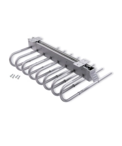 PORTA PANTALONI SX ESTRAIBILE PER ARMADIO GRIGIO METALLIZZATO - EMUCA.
