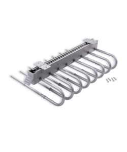 PORTA PANTALONI DX ESTRAIBILE PER ARMADIO GRIGIO METALLIZZATO - EMUCA.