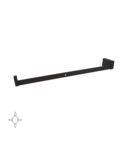 BARRA APPENDIABILI PER ARMADI REGOLABILE 708-858 MM BATTERIA RIMOVIBIL E SENSORE DI MOVIMENTO COLORE MOKA - EMUCA.