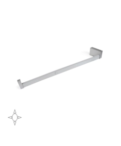 BARRA APPENDIABILI PER ARMADI REGOLABILE 408-558 MM BATTERIA RIMOVIBIL E SENSORE DI MOVIMENTO ANODIZZATO OPACO - EMUCA.