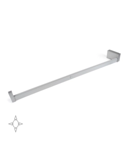 BARRA APPENDIABILI PER ARMADI REGOLABILE 858-1.008 MM BATTERIA RIMOVIBIL E SENSORE DI MOVIMENTO ANODIZZATO OPACO - EMUCA.