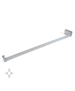 BARRA APPENDIABILI PER ARMADI REGOLABILE 1.008-1.158 MM BATTERIA RIMOVIBIL E SENSORE DI MOVIMENTO ANODIZZATO OPACO - EMUCA.
