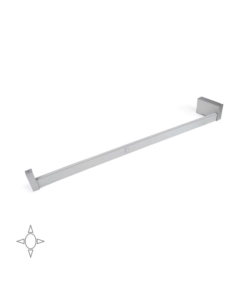 BARRA APPENDIABILI PER ARMADI REGOLABILE 708-858 MM BATTERIA RIMOVIBIL E SENSORE DI MOVIMENTO ANODIZZATO OPACO - EMUCA.