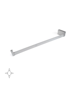 BARRA APPENDIABILI PER ARMADI REGOLABILE 558-708 MM BATTERIA RIMOVIBIL E SENSORE DI MOVIMENTO ANODIZZATO OPACO - EMUCA.