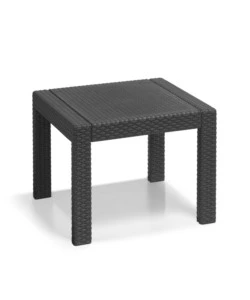 SET DA GIARDINO "SALVADOR BALCONY" CON 2 POLTRONE E TAVOLO, COLORE GRAFITE - KETER