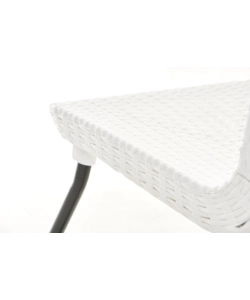 SET DA GIARDINO "RIO BALCONY" CON 2 POLTRONE E TAVOLO, COLORE BIANCO - KETER