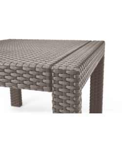 SET DA GIARDINO KETER "ALABAMA LOUNGE" CON DIVANO 2 POSTI, COLORE CAPPUCCINO - KETER