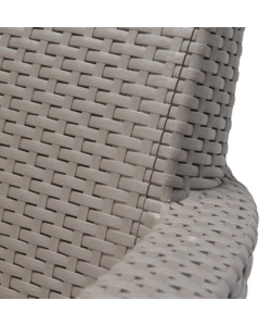 SET DA GIARDINO "SALEMO LOUNGE" CON 2 POLTRONE, DIVANO A 2 POSTI E TAVOLINO, COLORE CAPPUCCINO - KETER