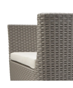 SET DA GIARDINO "SALEMO LOUNGE" CON 2 POLTRONE, DIVANO A 2 POSTI E TAVOLINO, COLORE CAPPUCCINO - KETER