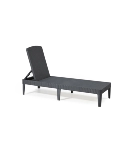 SDRAIO LETTINO PRENDISOLE "JAIPUR SUNLOUNGER" COLORE GRAFITE, 187,5X58X29 CM - KETER